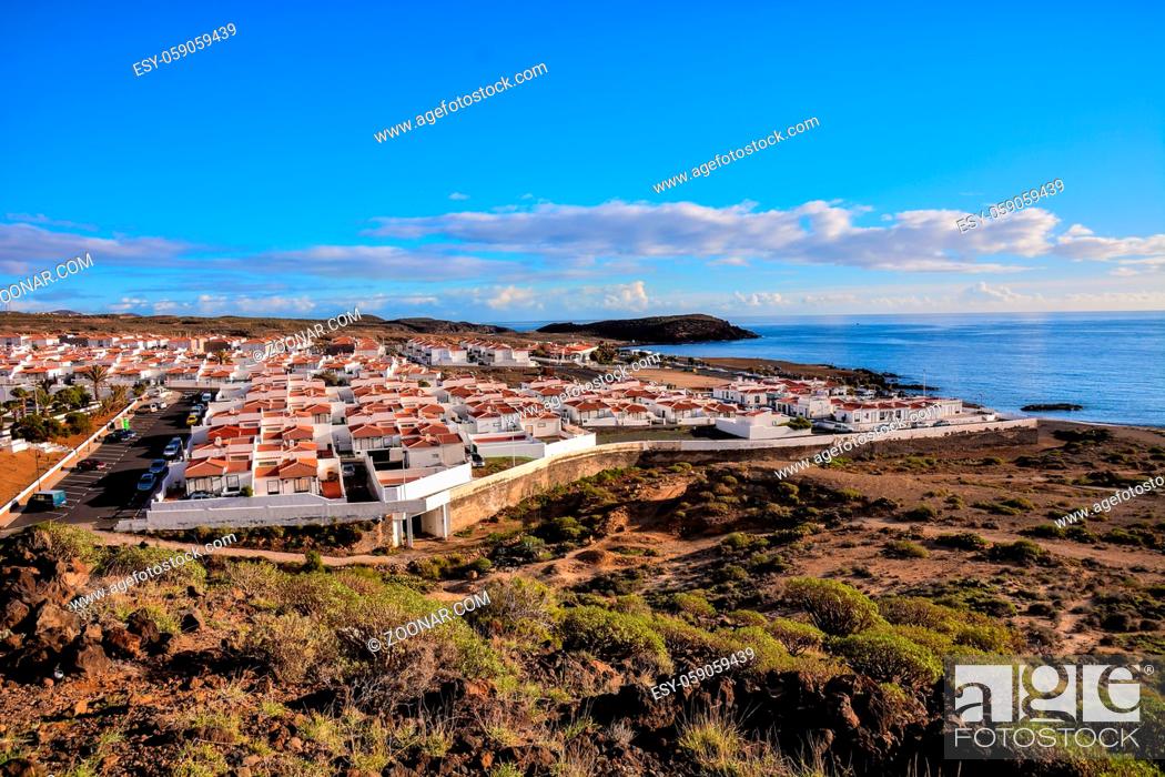 Stock Photo: Sea Village at the Spanish Canary Islands.