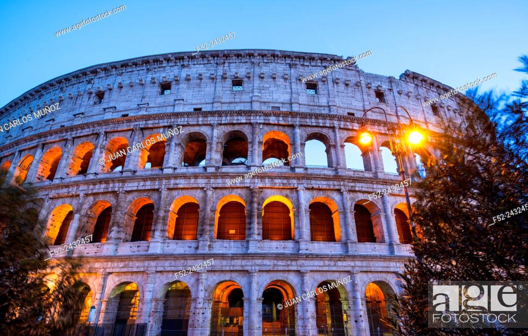 Stock Photo: Colosseum, Rome, Italy.