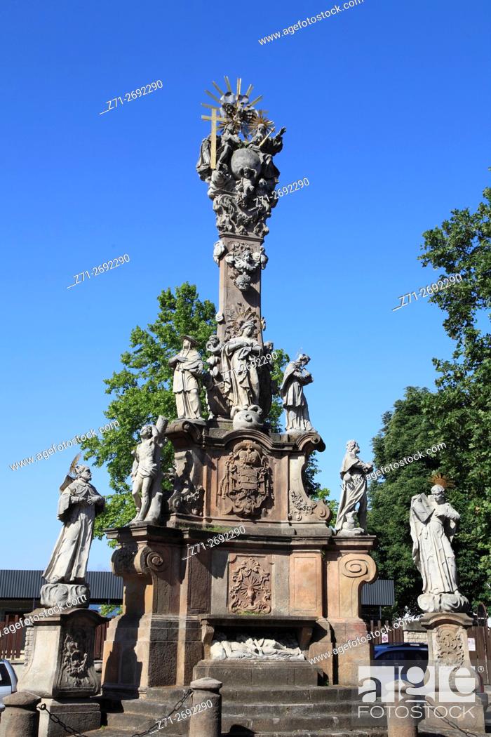 Photo de stock: Hungary, Vác, Vac, Trinity Column, .