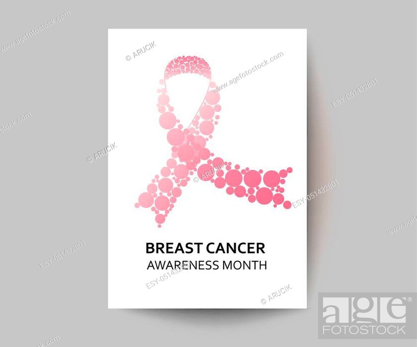 Vector: Breast Cancer Day concept. Vector Illustration. Place for your Text.
