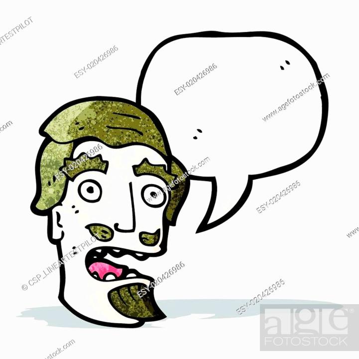 cartoon shocked man with goatee beard, Stock Vector, Vector And Low Budget  Royalty Free Image. Pic. ESY-020426986 | agefotostock