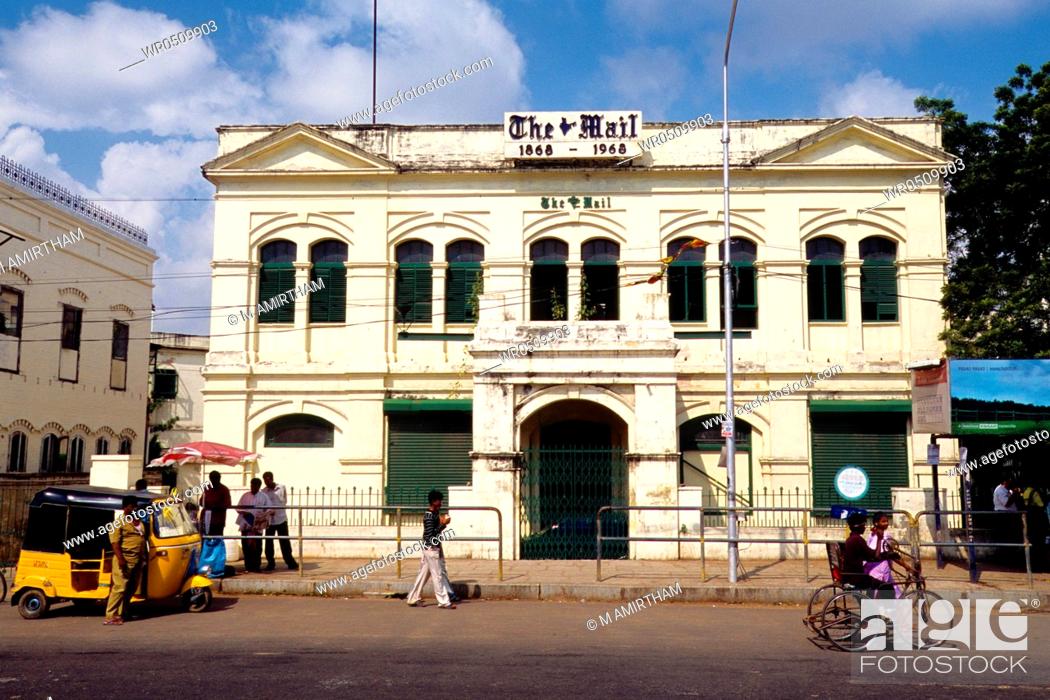Stock Photo: Mail home , Anna Salai , Mount road , Madras Chennai , Tamil Nadu , India.