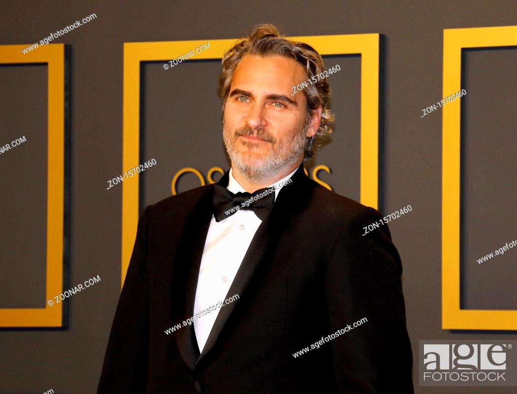 Photo de stock: Joaquin Phoenix at the 92nd Academy Awards - Press Room held at the Dolby Theatre in Hollywood, USA on February 9, 2020.