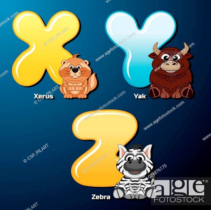 Cute Animals and Birds in Alphabetical Order, Stock Vector, Vector And Low  Budget Royalty Free Image. Pic. ESY-024876170 | agefotostock