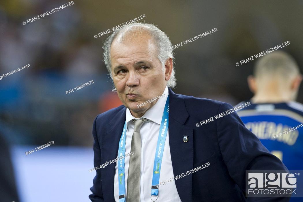 Stock Photo: World Cup coach in 2014 Argentina's former national coach Sabella is dead. Archive photo: Alejandro SABELLA, coach (ARG), frustrated, disappointment.