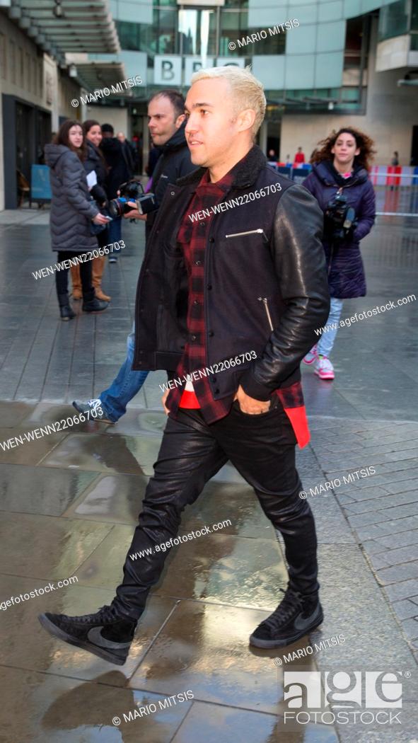 Stock Photo: Celebrities at the BBC Radio 1 Featuring: Fall Out Boy, Pete Wentz Where: London, United Kingdom When: 13 Jan 2015 Credit: Mario Mitsis/WENN.com.