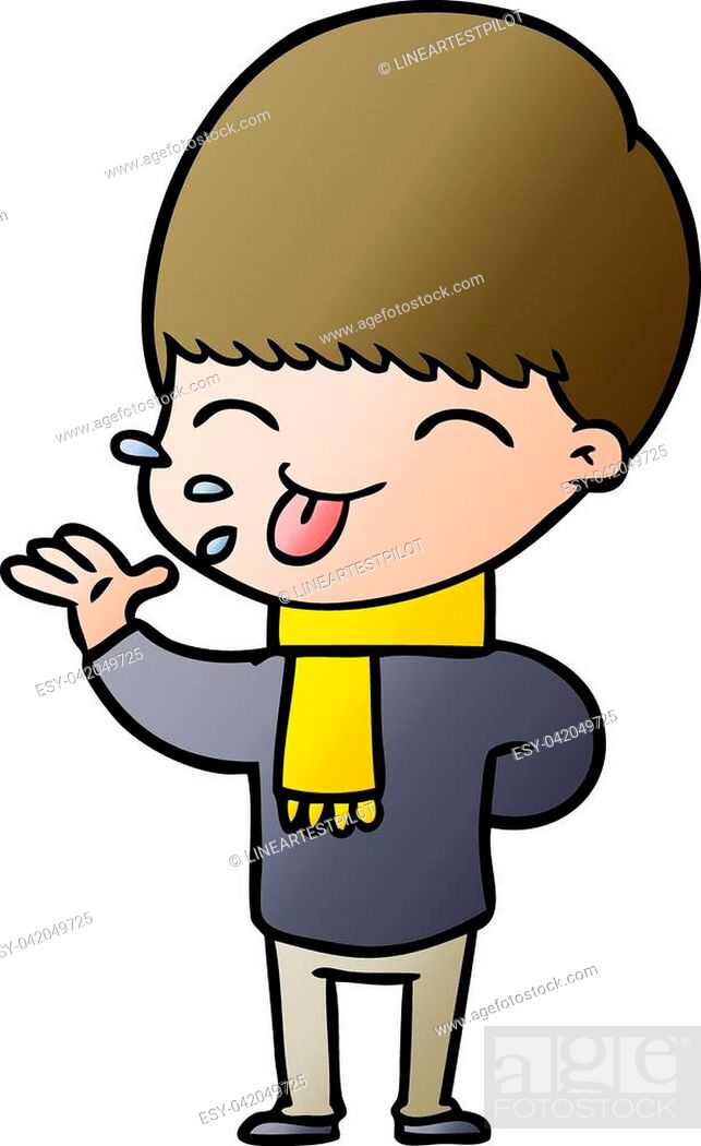 cartoon boy sticking out tongue, Stock Vector, Vector And Low Budget  Royalty Free Image. Pic. ESY-042049725 | agefotostock