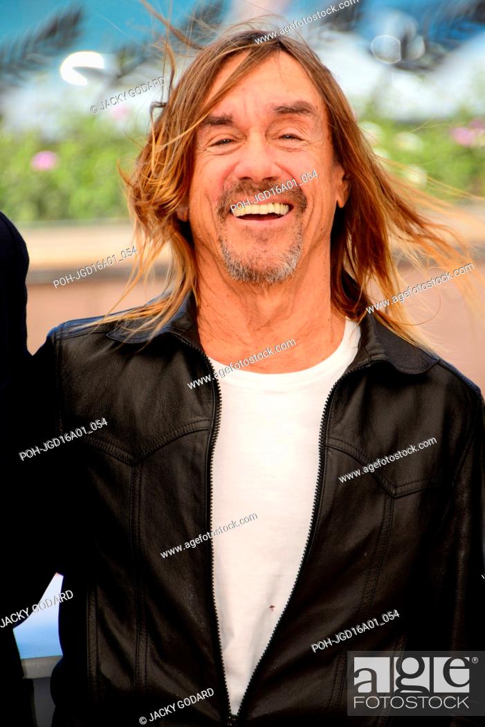 Stock Photo: Iggy Pop Photocall of the film 'Gimme Danger' 69th Cannes Film Festival May 19, 2016.