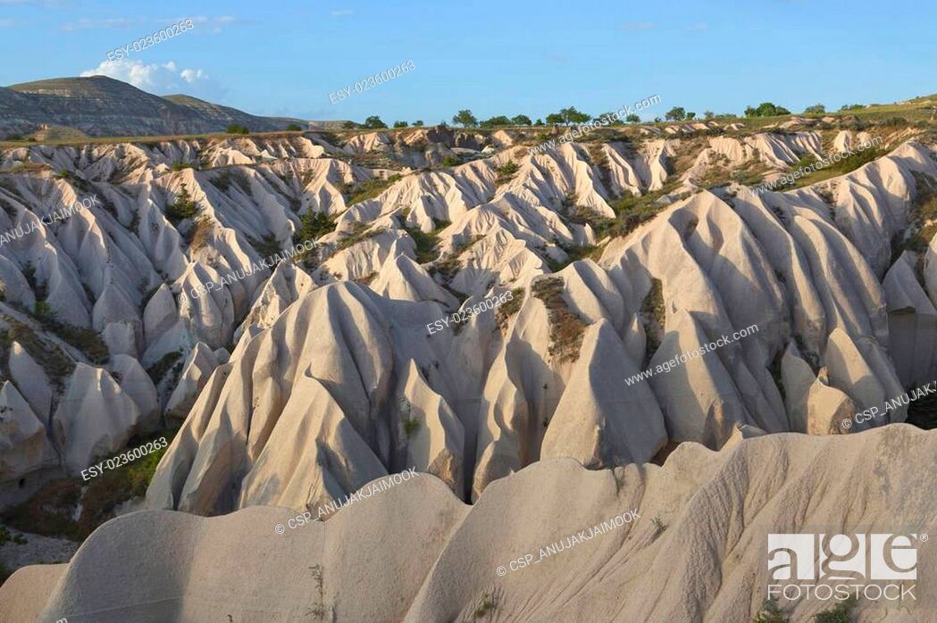Stock Photo: Cappadocia landscape, Turkey.