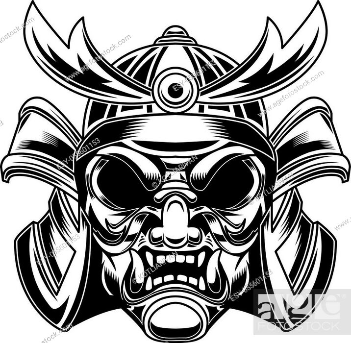 Samurai helmet tattoo done today by... - Grimm Tattoo Studio | Facebook