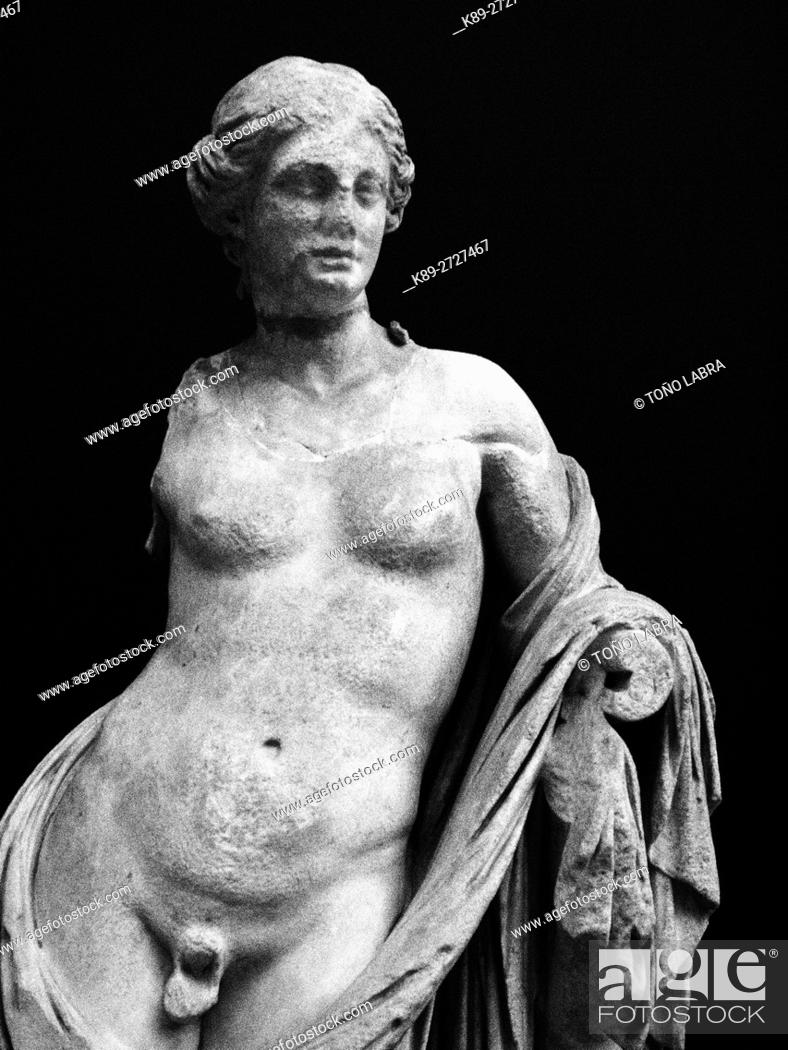 Téléchargez et achetez cette image de stock Hermaphrodite statue from Perga...