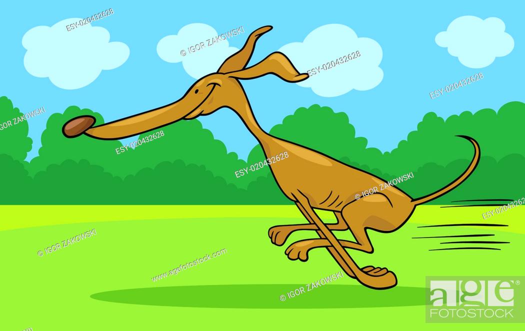 running greyhound cartoon illustration, Stock Photo, Picture And Low Budget  Royalty Free Image. Pic. ESY-020432628 | agefotostock