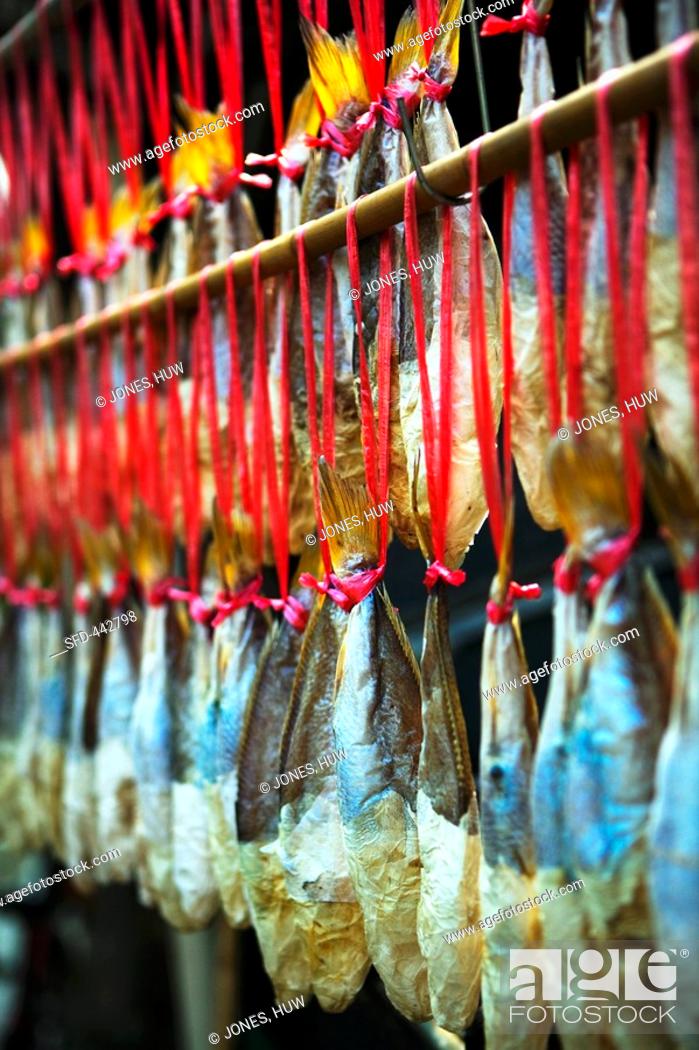 Stock Photo: Market in Lantau, Hong Kong.