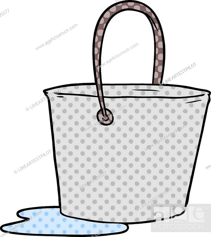 cartoon bucket of water, Stock Vector, Vector And Low Budget Royalty Free  Image. Pic. ESY-041975577 | agefotostock