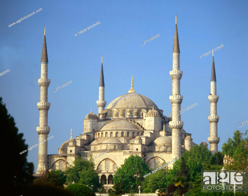 Stock Photo: Sultan Ahmed Mosque (aka Blue Mosque), Istanbul. Turkey.