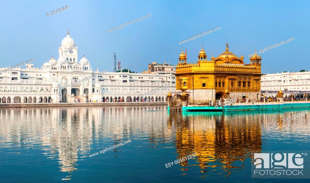 Sikh gurdwara Golden Temple (Harmandir Sahib). Amritsar, Stock Photo,  Picture And Low Budget Royalty Free Image. Pic. ESY-005512257 | agefotostock