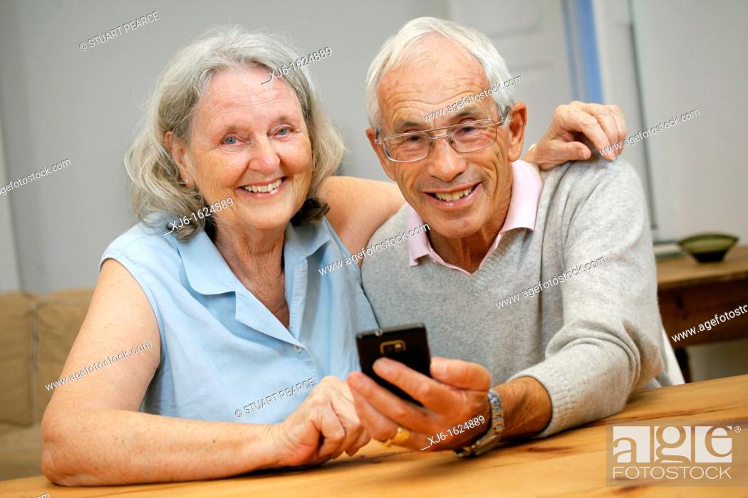 Stock Photo: Senior couple.