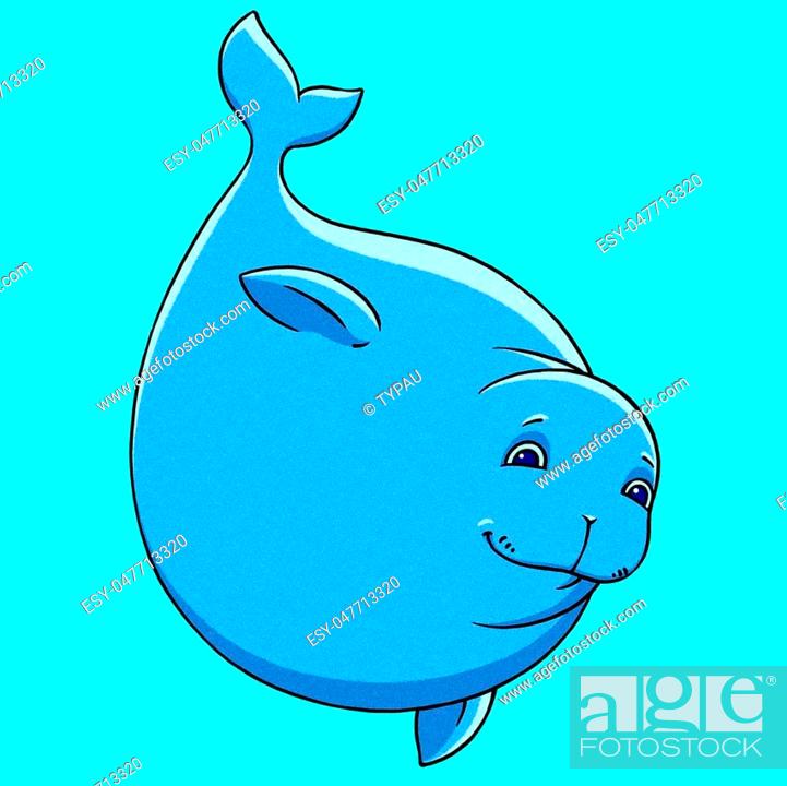 funny cartoon cute cool fat Navy seal illustration, Stock Photo, Picture  And Low Budget Royalty Free Image. Pic. ESY-047713320 | agefotostock