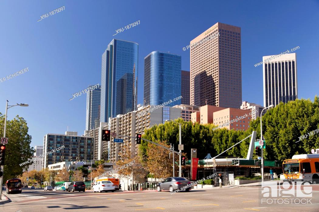 Imagen: Skyline Downtown Los Angeles, California, United States of America, USA.