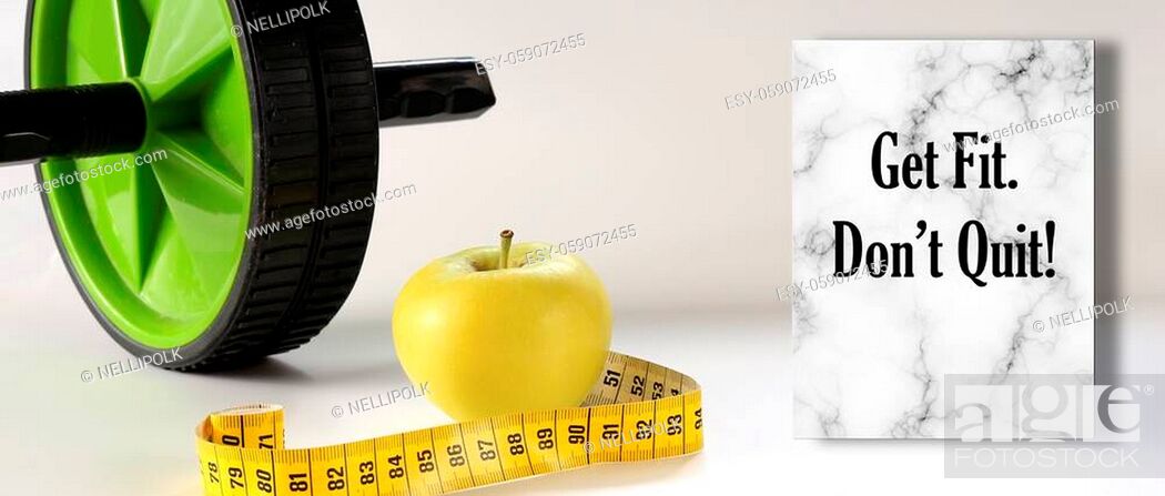 Healthy lifestyle motivational quote. Diet fitness and Healthy life  Concept, Stock Photo, Picture And Low Budget Royalty Free Image. Pic.  ESY-059072455 | agefotostock