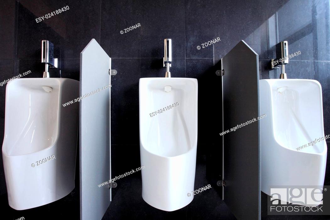 Stock Photo: men's urinal.