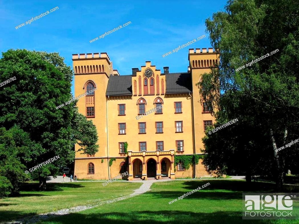 Stock Photo: Tyresta palace near Stockholm (Sweden).