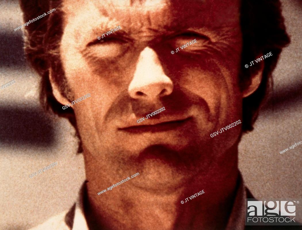 Stock Photo: Clint Eastwood, Studio Portrait, 1980.