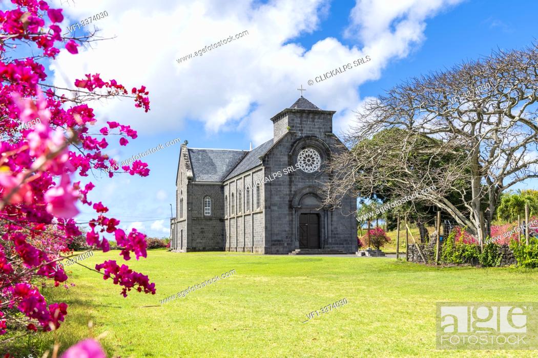 Notre Dame a la Salette church, Pamplemousses district, Mauritius, Africa,  Foto de Stock, Imagen Derechos Protegidos Pic. VF1-3374030 | agefotostock