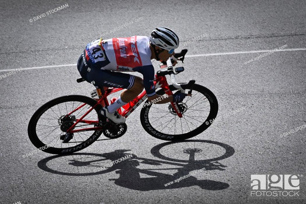 Stock Photo: French Kenny Elissonde of Trek-Segafredo pictured in action during stage 15 of the 108th edition of the Tour de France cycling race.