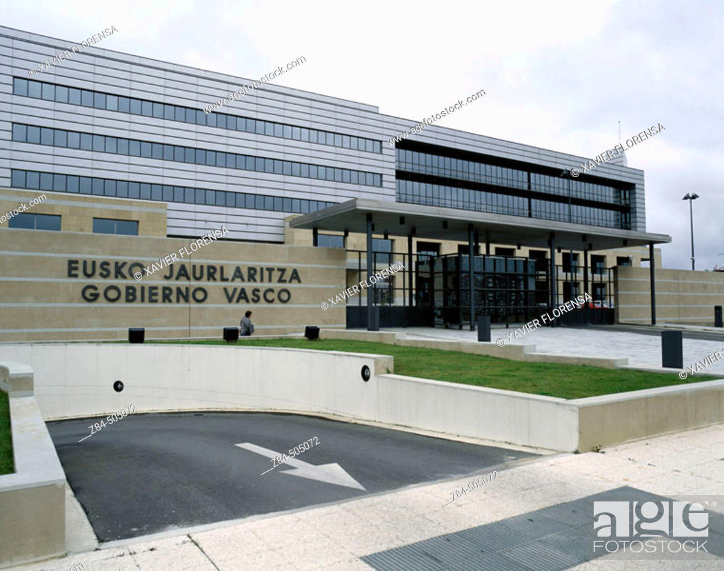Stock Photo: Eusko Jaurlaritza (Basque Government). Gasteiz. Araba. Basque Country. Spain.