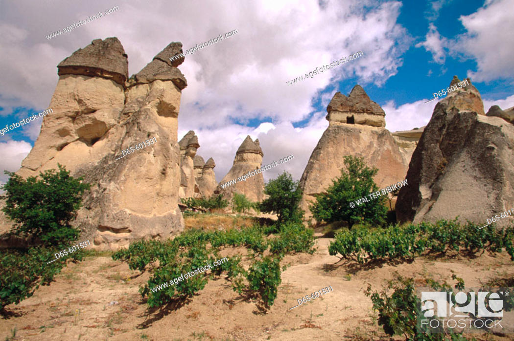 Stock Photo: Fairy Chimneys. Zelve Open Air Museum. Cappadocia. Turkey.