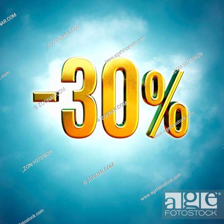 Stock Photo: 30 Percent Discount, Sale Up to 30%, Retail Image 30% Sale Sign, Special Offer, Money Smarts Sticker, Save On 30%, 30% Off, Budget-Friendly, Cost-Cutting Tricks.