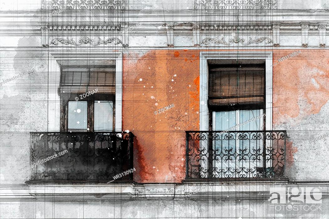 Architecture Building White Transparent, Ink Architecture Watercolor Old  House Architectural Sketch Hand Painted Wind Building Plants, Outdoor,  Indoor, Brand Value Added PNG Image For Free Download