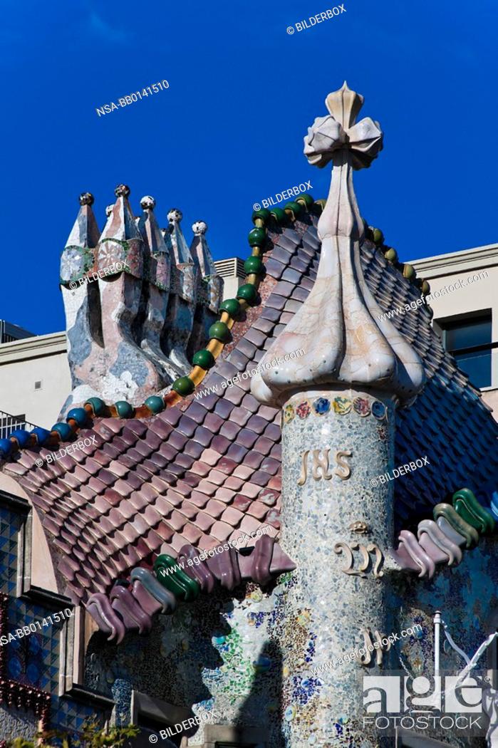 Stock Photo: Casa Battlo von Gaudi.