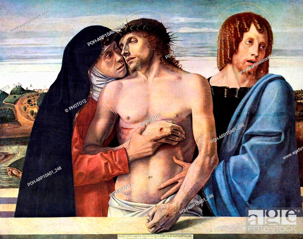 Stock Photo: Giovanni Bellini Italian school Pietà c.1467-1470 Oil on wood (86 x 107 cm) Milan, Pinacoteca di Brera.