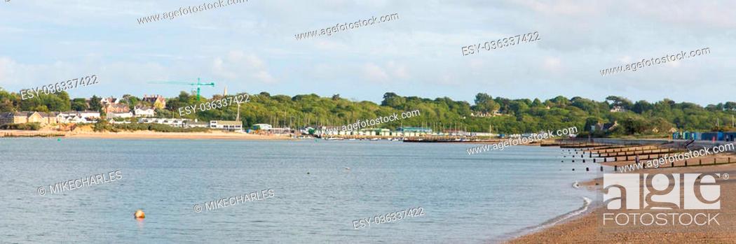 Stock Photo: St Helens Isle of Wight view to Bembridge harbour.