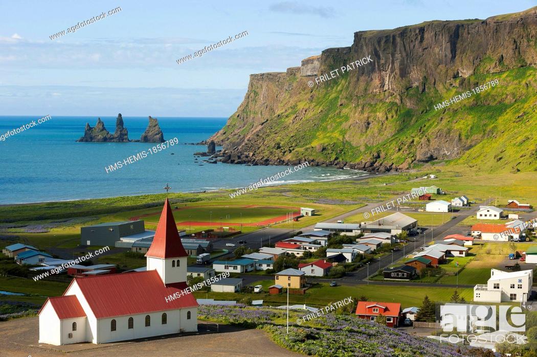 Stock Photo: Iceland, Sudurland Region, Vik.