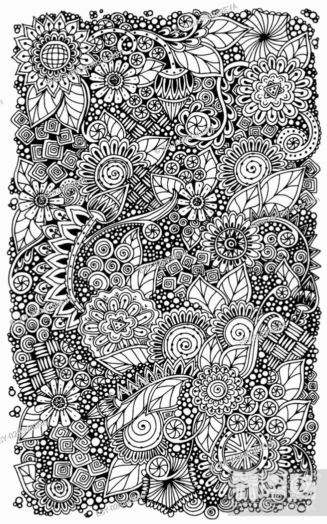 Ethnic floral zentangle, doodle background pattern circle in vector, Stock  Vector, Vector And Low Budget Royalty Free Image. Pic. ESY-028390596 |  agefotostock