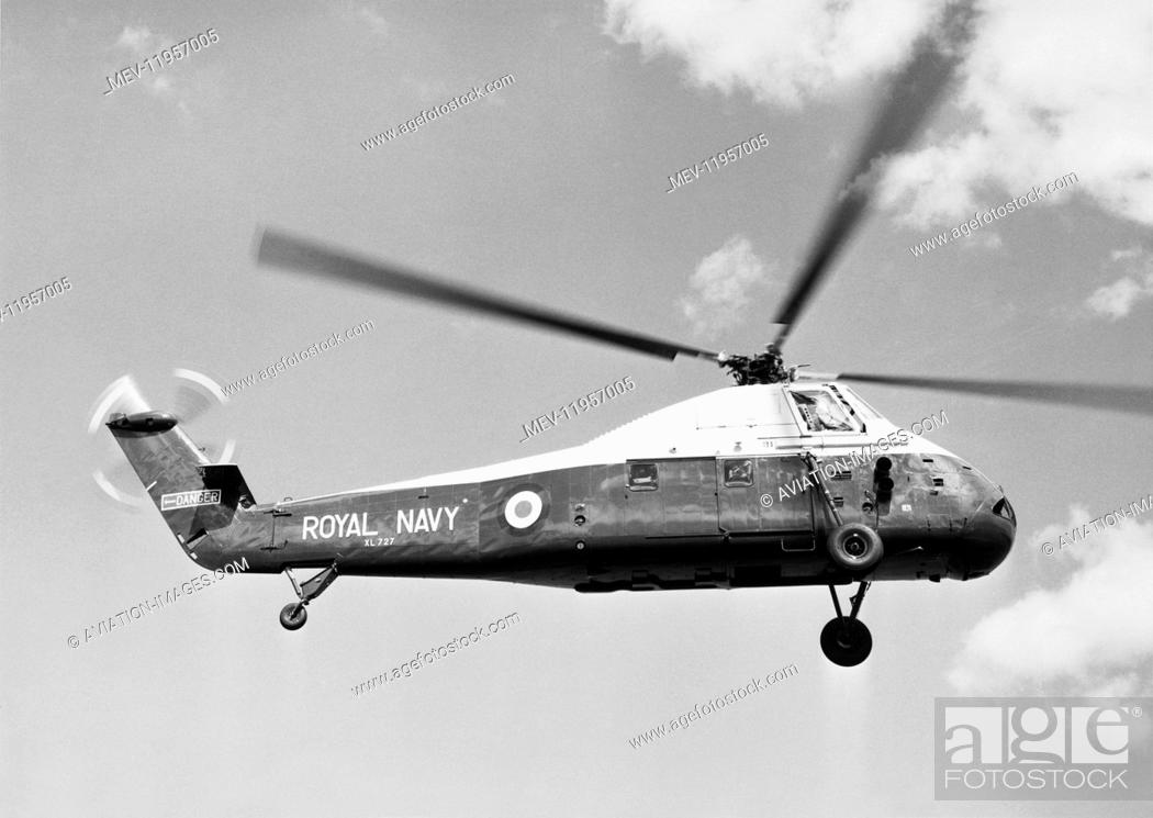 Photograph Royal Navy AES Westland Wessex HC.5 XT484/H 1987 