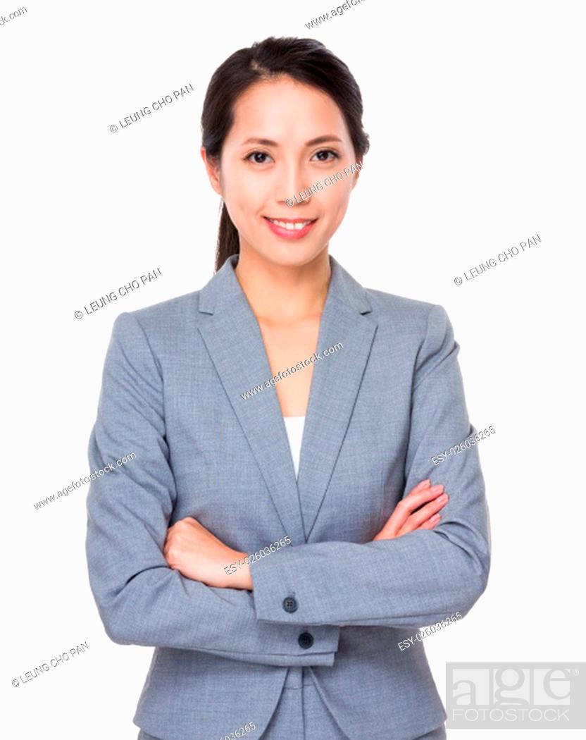 Stock Photo: Asian Businesswoman portrait.