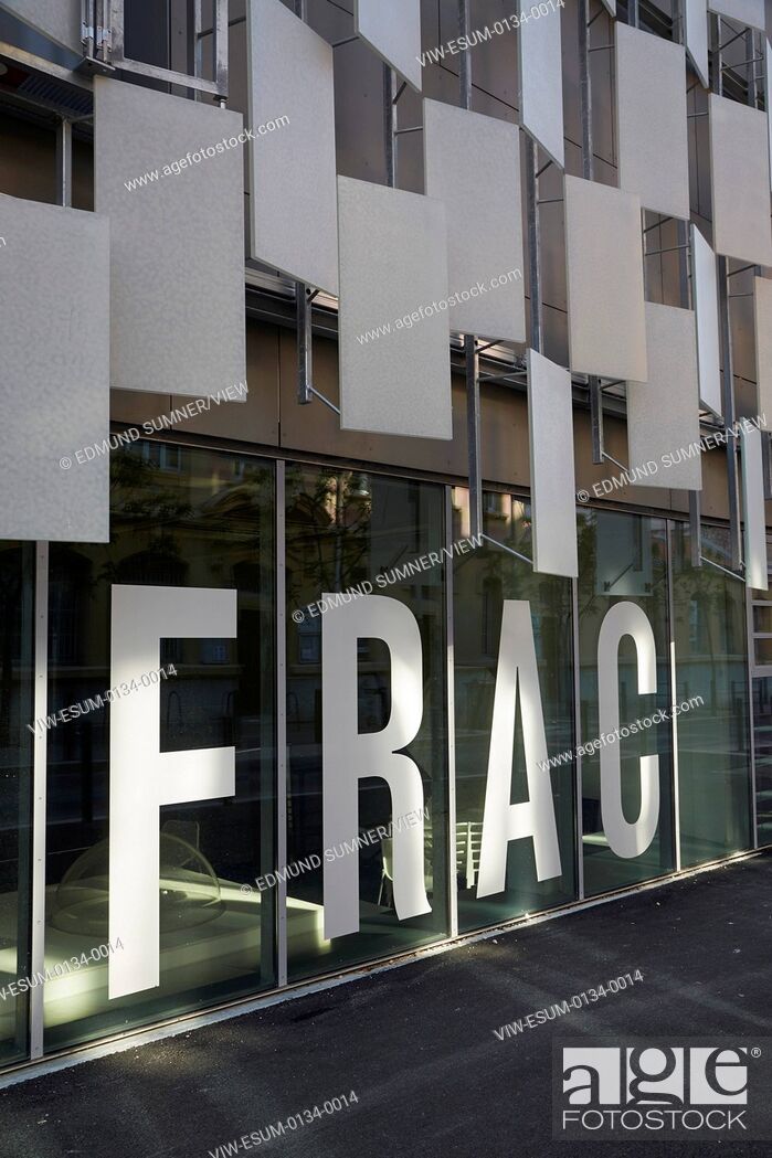 Stock Photo: FRAC, or Fond Regional D’art Contemporain, was established in 1982 to decentralize artistic activities in France, and has its of.