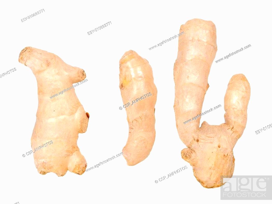 Stock Photo: fresh ginger.