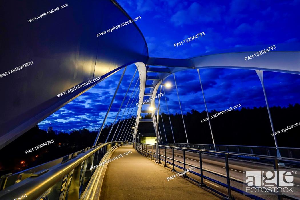 Stock Photo: Stockholm, Sweden The Svindersviksbron bridge in Kvarnholmen. | usage worldwide. - STOCKHOLM/Sweden.