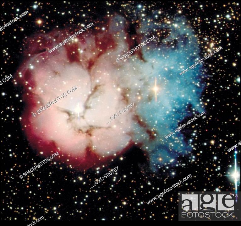 Stock Photo: Trifid nebula.