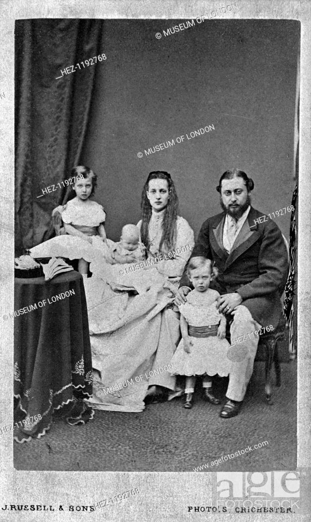 PRINCE ALBERT VICTOR-Parents Prince & Princess of Wales-Later King & Queen-PHOTO