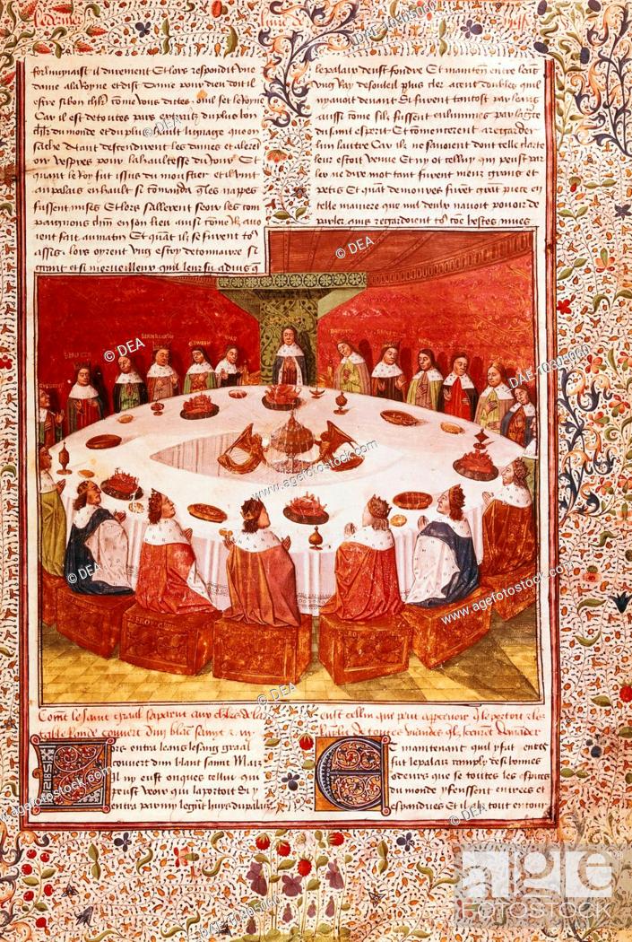 Grail Miniature From King Arthur, Where Did The Term Round Table Come From