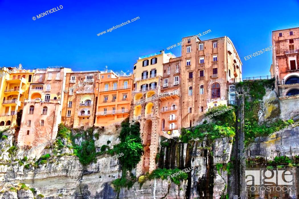 Stock Photo: The city of Tropea in the Province of Vibo Valentia, Calabria, Italy.