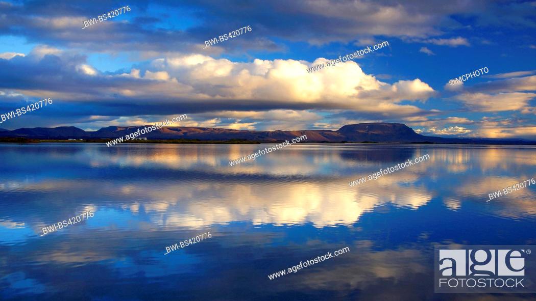 Stock Photo: Myvatn, the lake of midges, Iceland, Myvatn.