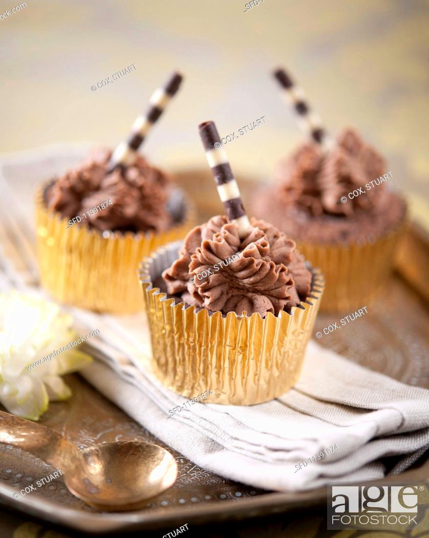 PME Belgian Striped Mini Chocolate Cigarellos Muffin Cup Cake Decorating 100g 