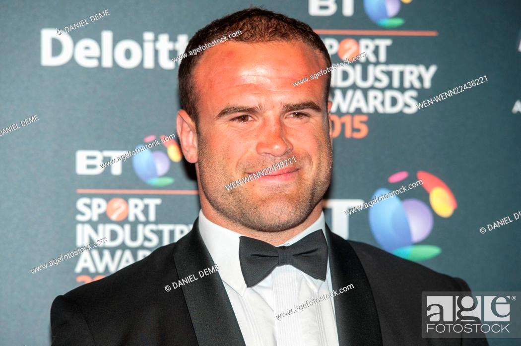 Stock Photo: BT Sport Industry Awards held at the Battersea Evolution - Arrivals. Featuring: Jamie Roberts Where: London, United Kingdom When: 30 Apr 2015 Credit: Daniel.